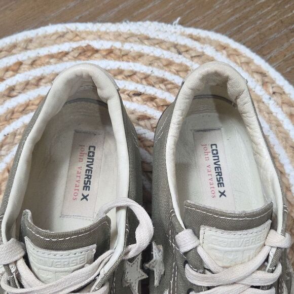 Converse John Varvatos All Star Player GreenCanvas/Leather Low Tops 8.5M/10.5W - Picture 9 of 9